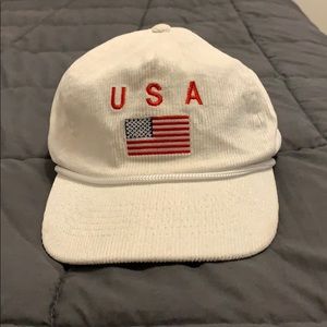 VINTAGE CORDUROY USA HAT